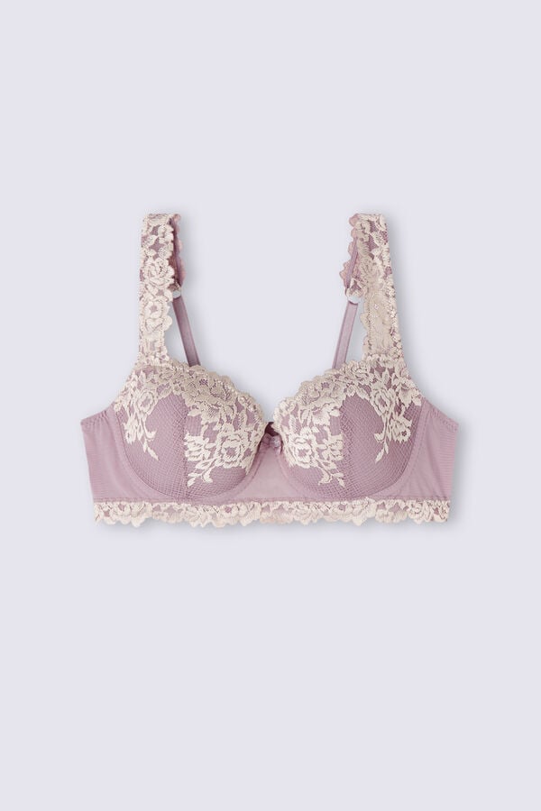 Sutien Intimissimi Pretty Flowers Sofia Balconette Dama Albi | NJVTBK-968