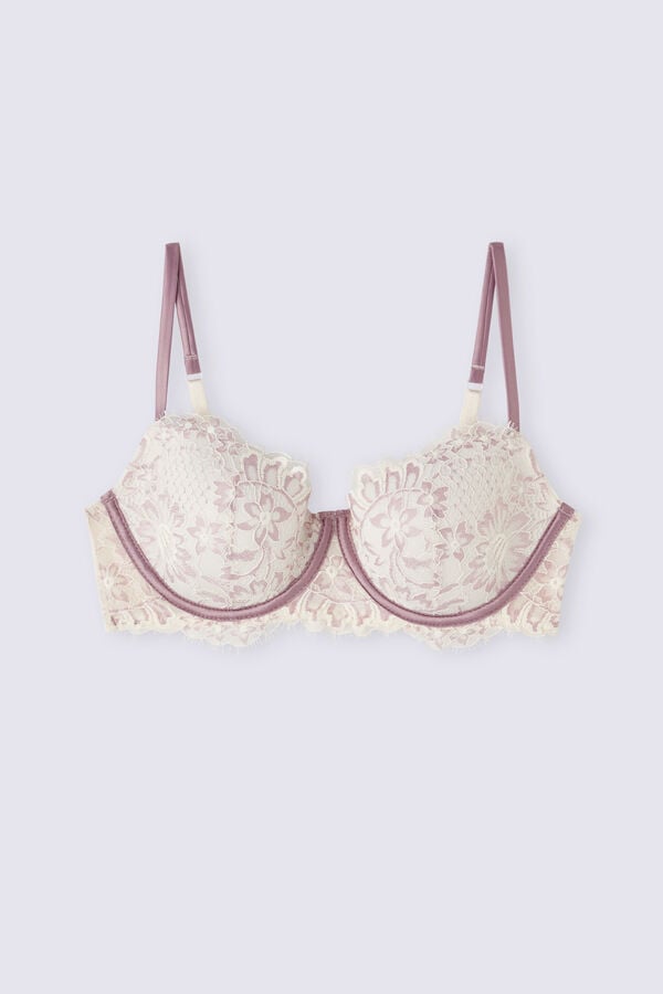 Sutien Intimissimi Secret Garden Sofia Balconette Dama Galbeni Deschis | MIUPHK-124