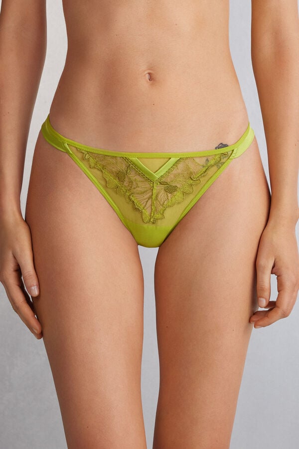 Tanga Intimissimi Sweet Like Sugar String Dama Verzi | MFZYBJ-905